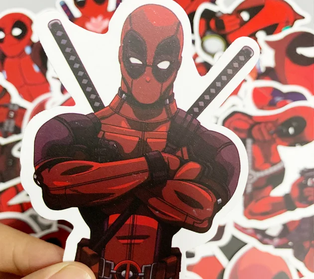 35 шт наклейки Дэдпул пакет фильмы Персонаж Стикер для DIY скейтборд мотоцикл багаж