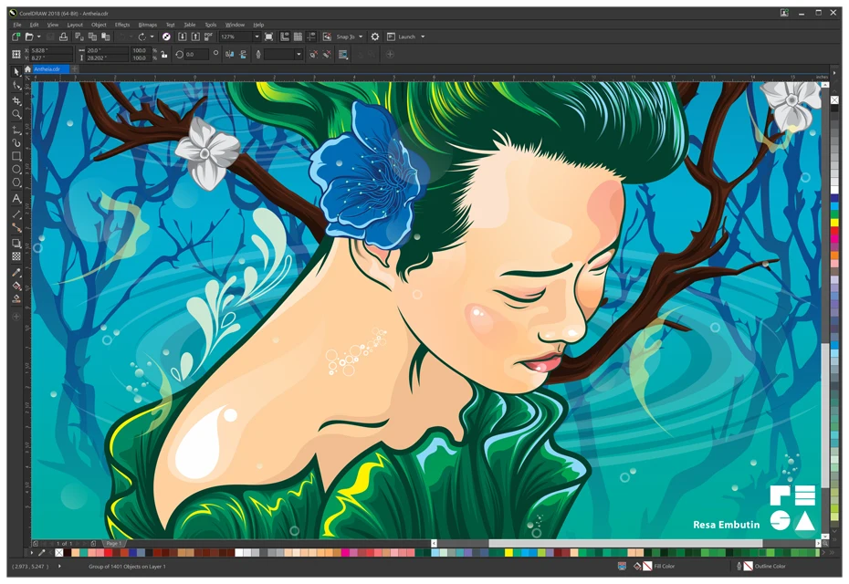 

CorelDRAW: Graphic Design, Illustration Win/Mac English only