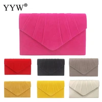 womens rose red pu leather pleated envelope clutch formal evening bag wedding party dress purse bridal wedding parites prom sac