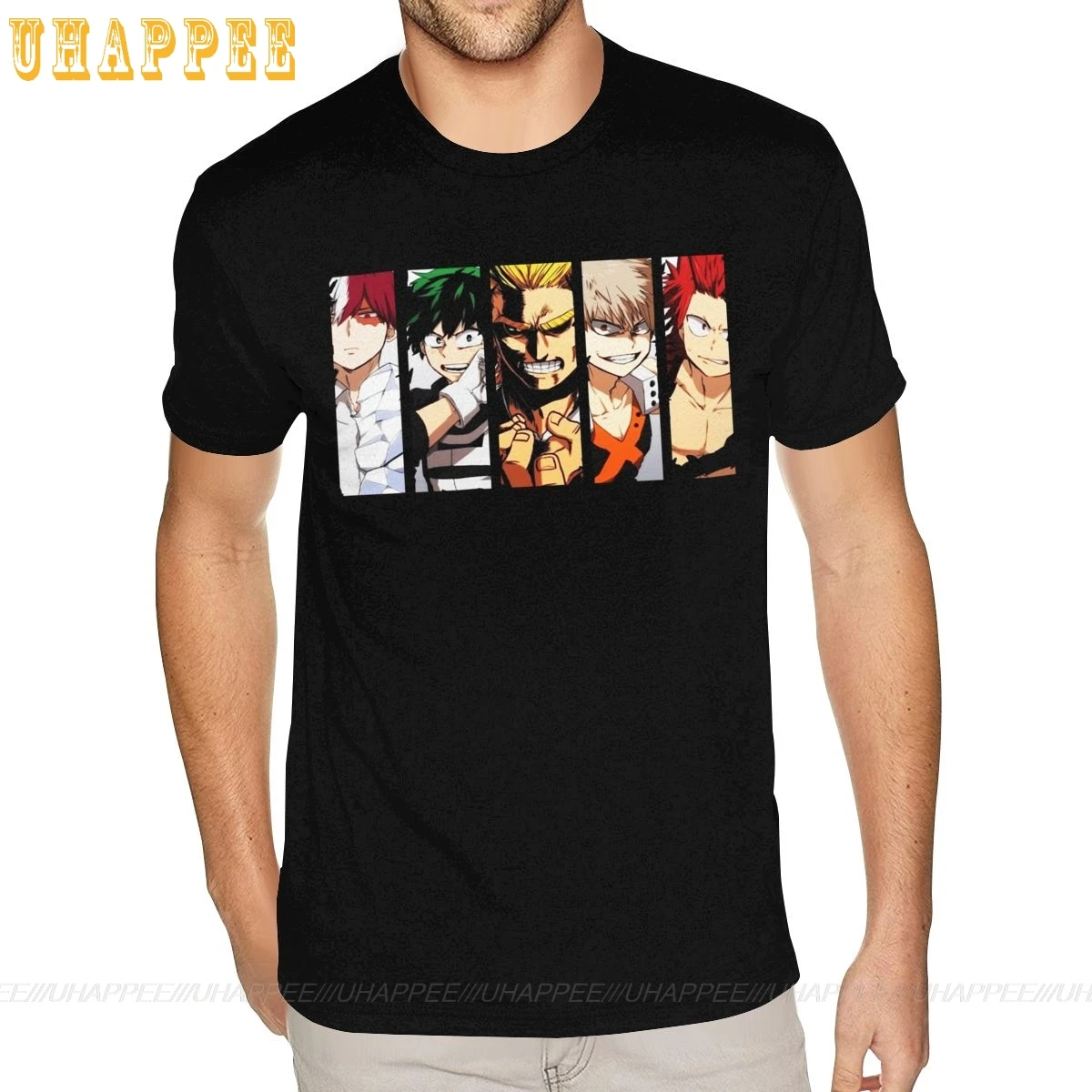 

Футболки с героями фильма моя геройская академия, мужская белая футболка 3XL