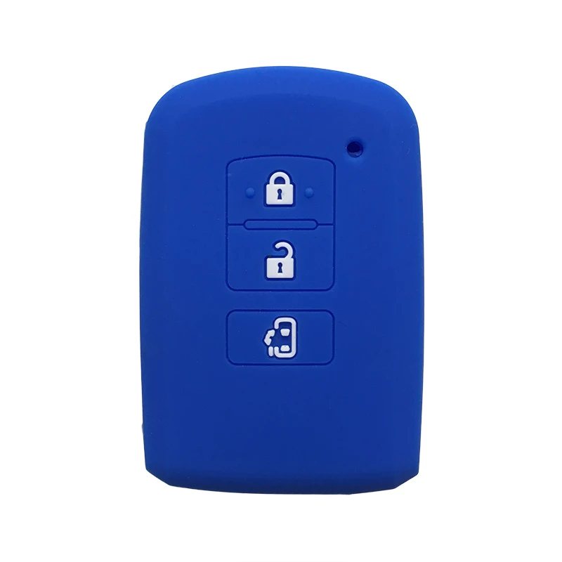

Case Car Key Cover Silicone Shell for Toyota Camry Corolla Avalon Rav4 Land Cruiser 3 Button Remote Control Key Holder Fob Shell