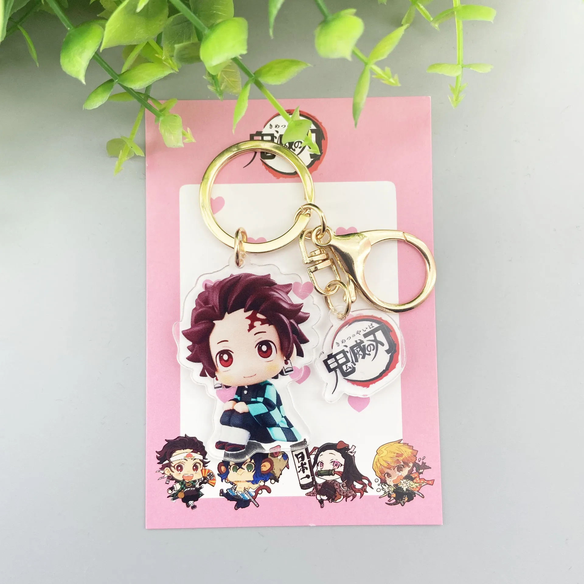 Новинка 2020 брелок с лезвием призрака подвеска мультяшная версия Q из трех частей