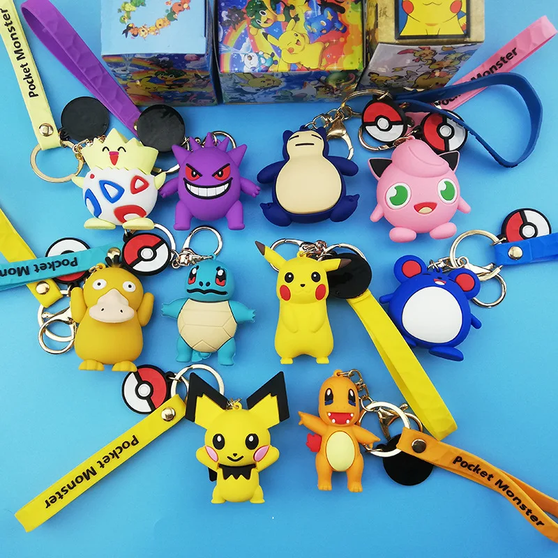 Takara tomy Покемон Сделай Сам брелок Пикачу фигурку эльф серии детская игрушка