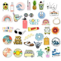 35pcslot simple girl cute cartoon vsco sticker pack diy for laptop luggage guaitar skateboard toy waterproof decal stickers