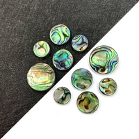 5pcs flat round abalone shell ring face abalone shell beads diy jewelry making necklace bracelet earring accessories size10 20mm