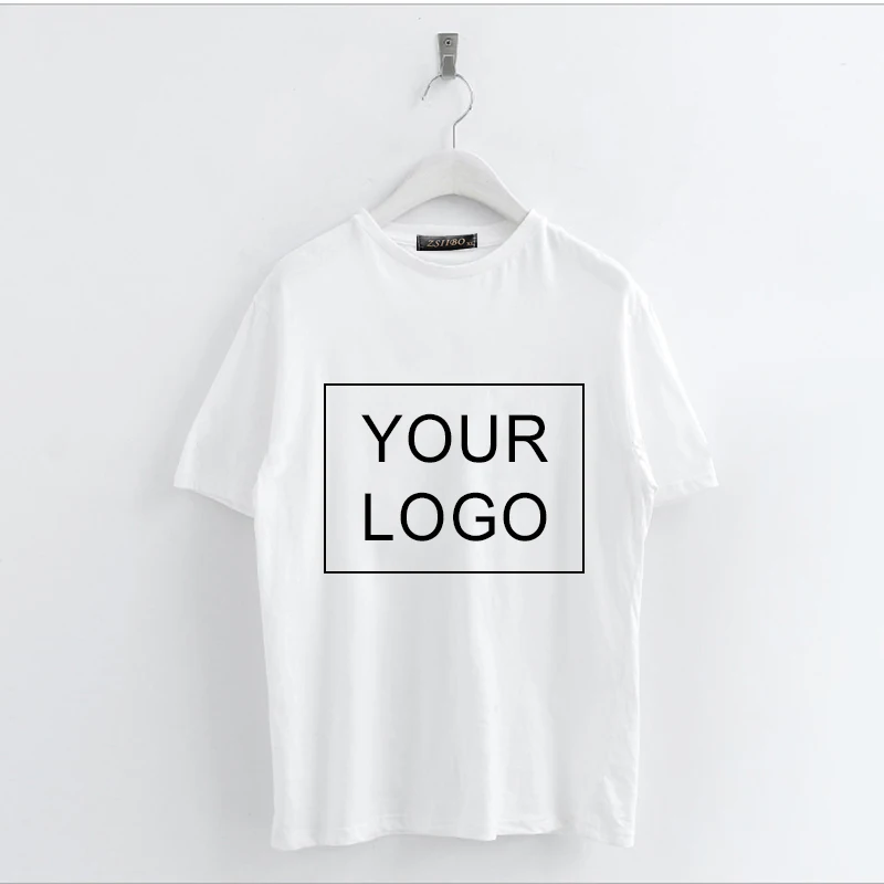 

Новинка, женская модная летняя свободная футболка для отдыха «сделай сам» с мультяшным рисунком на заказ, с вашим логотипом, с круглым вырез...