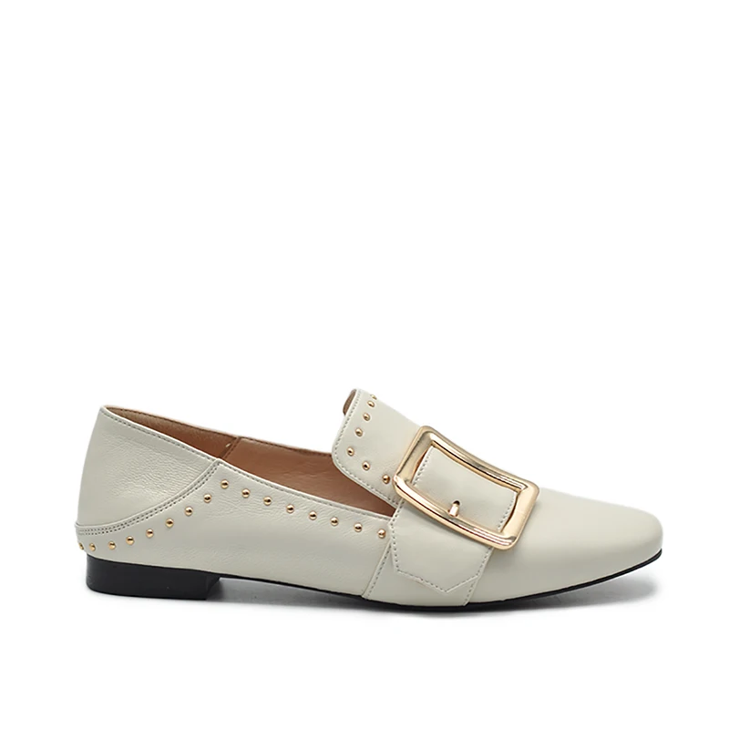 

Artmu Original Rivet Shoes Belt Buckle Slip On Low Heel Spring Casual Sneakers Loafers Summer Autumn Double Purpose