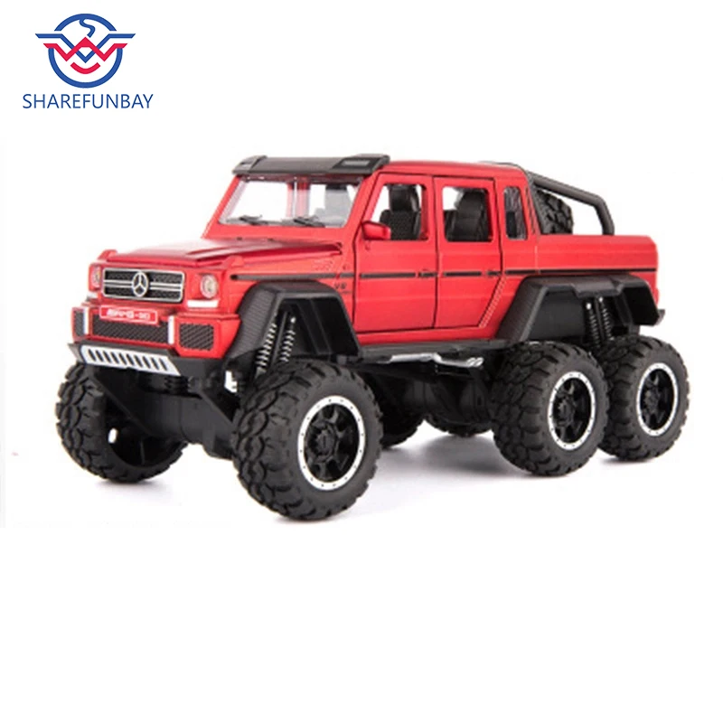 XA3210 big foot Mercedes-Benz g63 пикап шесть колес литая модель машины модель внедорожника модель игрушечный автомобиль модели автомобилей модель автомобиля модель машины модели машин коллекционные машинки