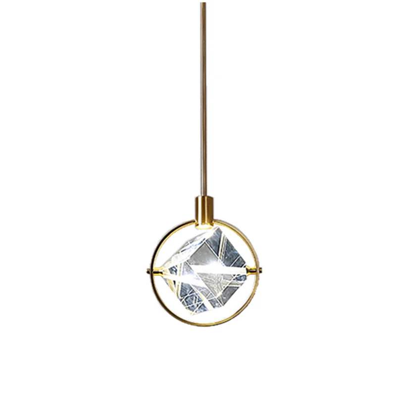 

nordic crystal gold pendant light crystal light globe lampes suspendues nordic decoration home ventilador de techo