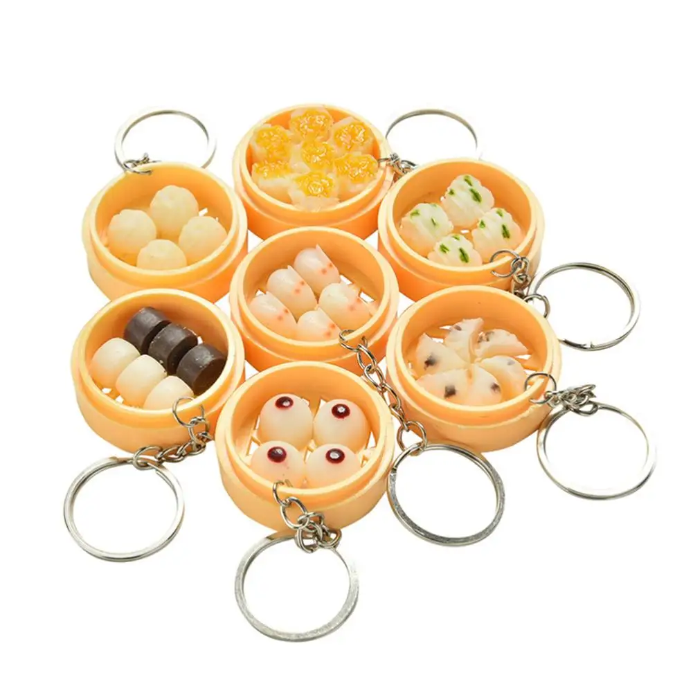 Брелок для ключей BLUELANS с имитацией китайского стильного булочка брелок из титана