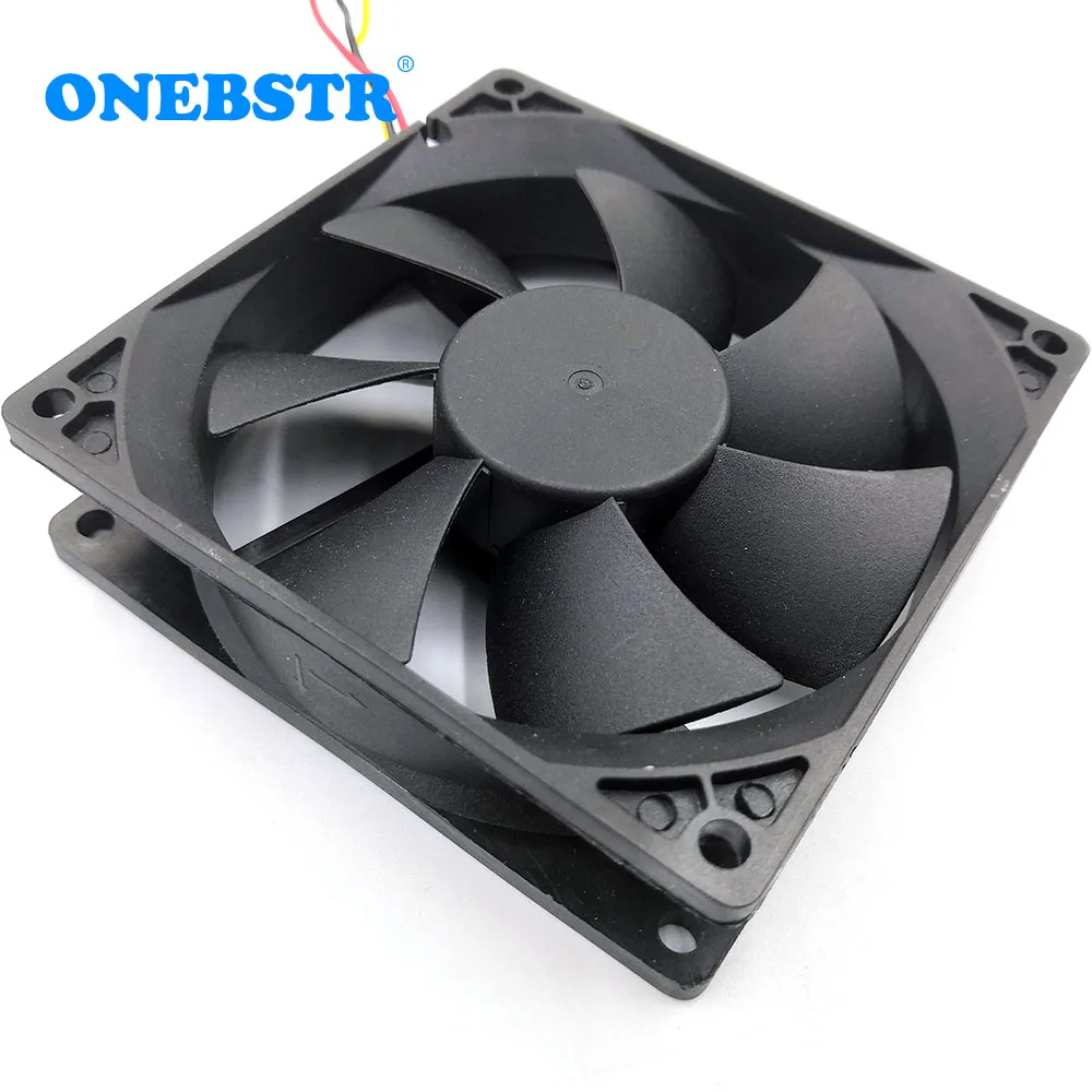 9225 бесщеточный вентилятор постоянного тока с двумя шарикоподшипниками 12 В 24 48