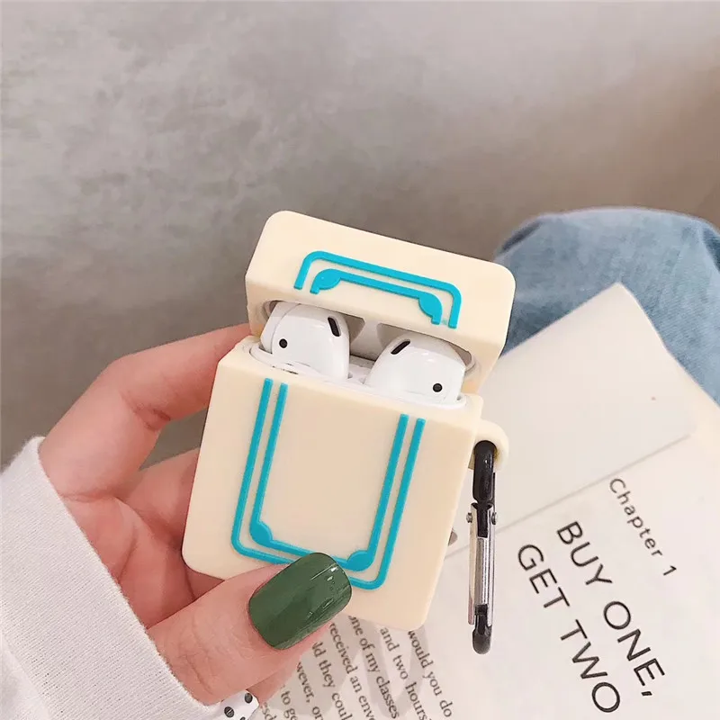 3D силиконовый чехол qute для китайского Маджонга мАч Чен Чжун фа air pods 1 2 Чехол
