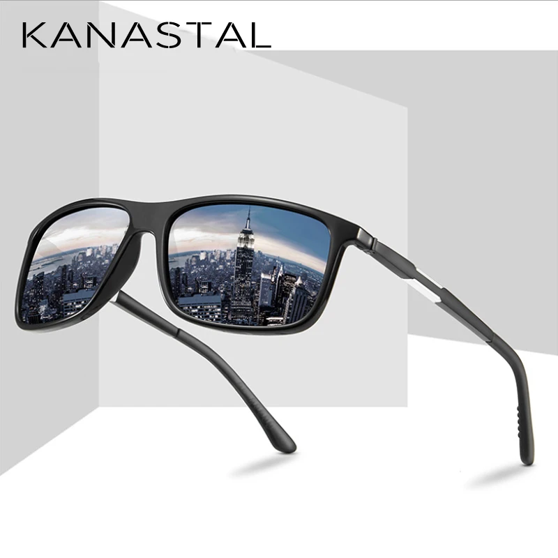 Поляризованные алюминиевые солнцезащитные очки мужские поляризованные