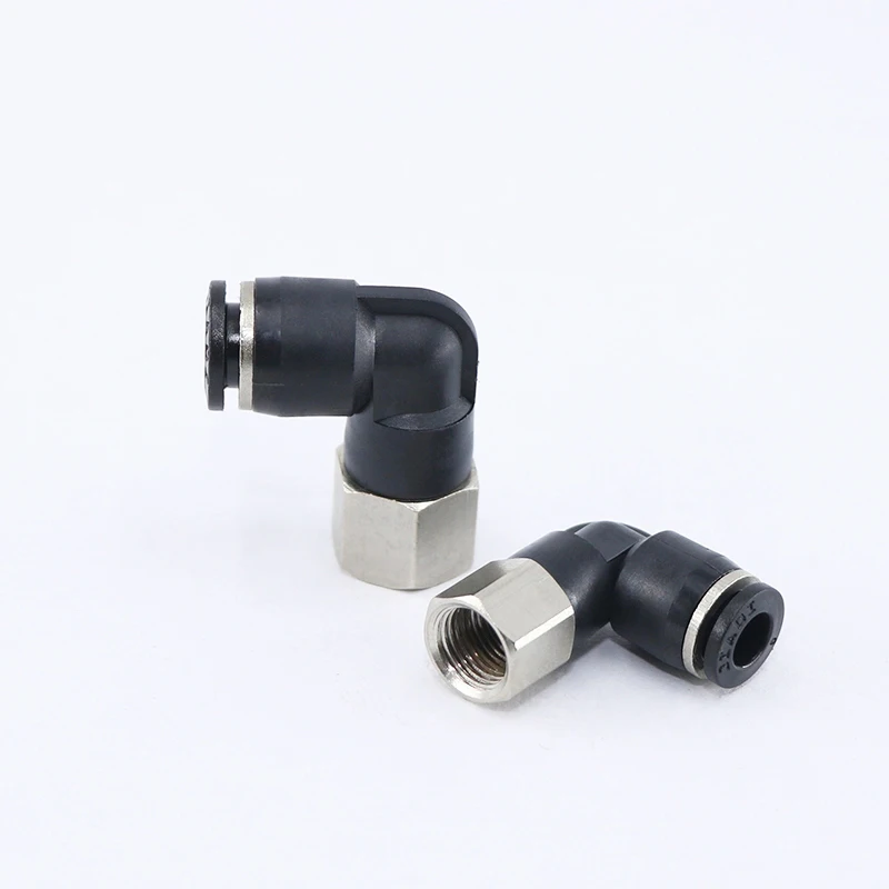 Пневматический соединитель серии PLF пневматический женский коленчатый