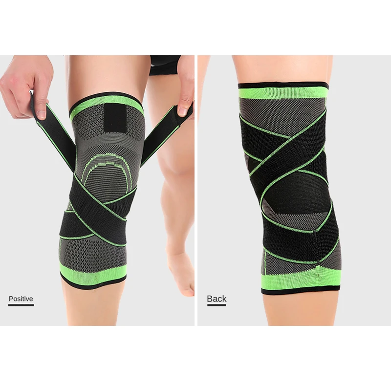 

Knee Support Protector Kneepad Kneecap Knee pads Pressurized Elastic Brace belt for Running Basketball Volleyball joelheira
