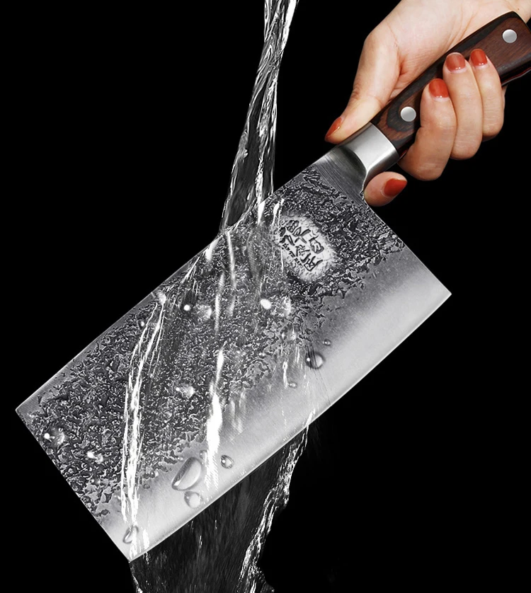 Нож от Tang кухонные ножи острый нож для нарезки мяса высокопрочный Мясницкий