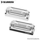Блок водяного охлаждения для жесткого диска Barrow HDM2280-PA, для твердотельного накопителя размером 228022110 M2, двухсторонний медный акриловый вспомогательный охладитель