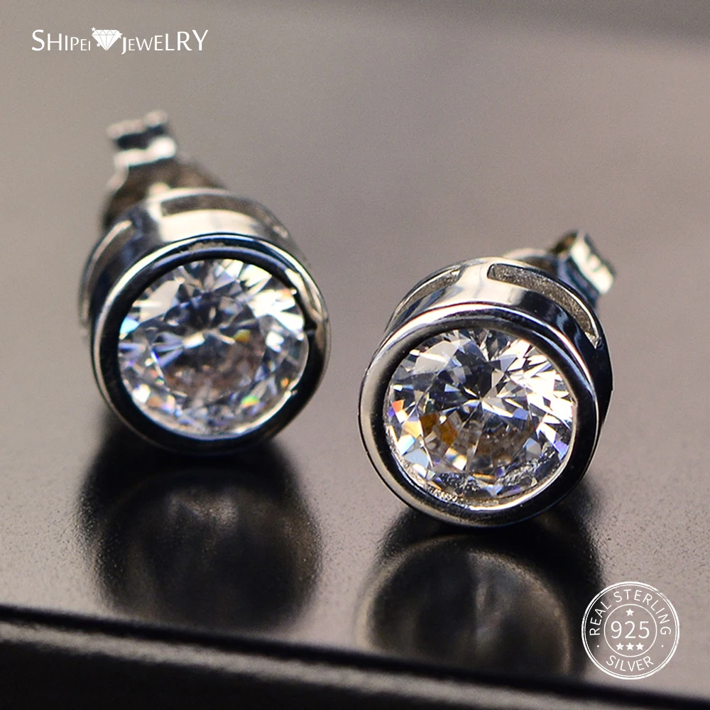 Женские серьги гвоздики из серебра 100% пробы|Серьги-гвоздики| |