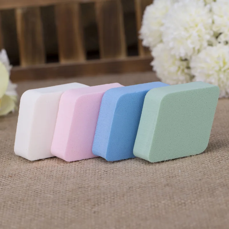 

4 шт./компл. ромбовидная губка для макияжа для влажной и сухой кожи искусственные губки для лица мягкая пудра для крема Прямая поставка