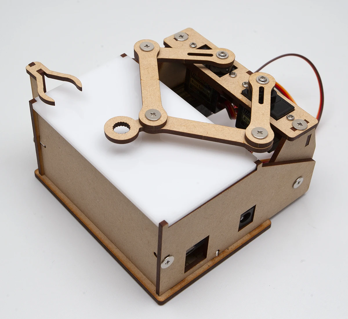 Для Arduino Новые плотные часы маленькие дешевые модель двигателя деревянная