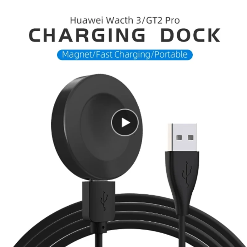 

Chargers for Huawei Watch GT2 Pro / Watch 3 Pro Portable Fast Wireless Charging Dock Stand Magnetic Smart Watch Accessories