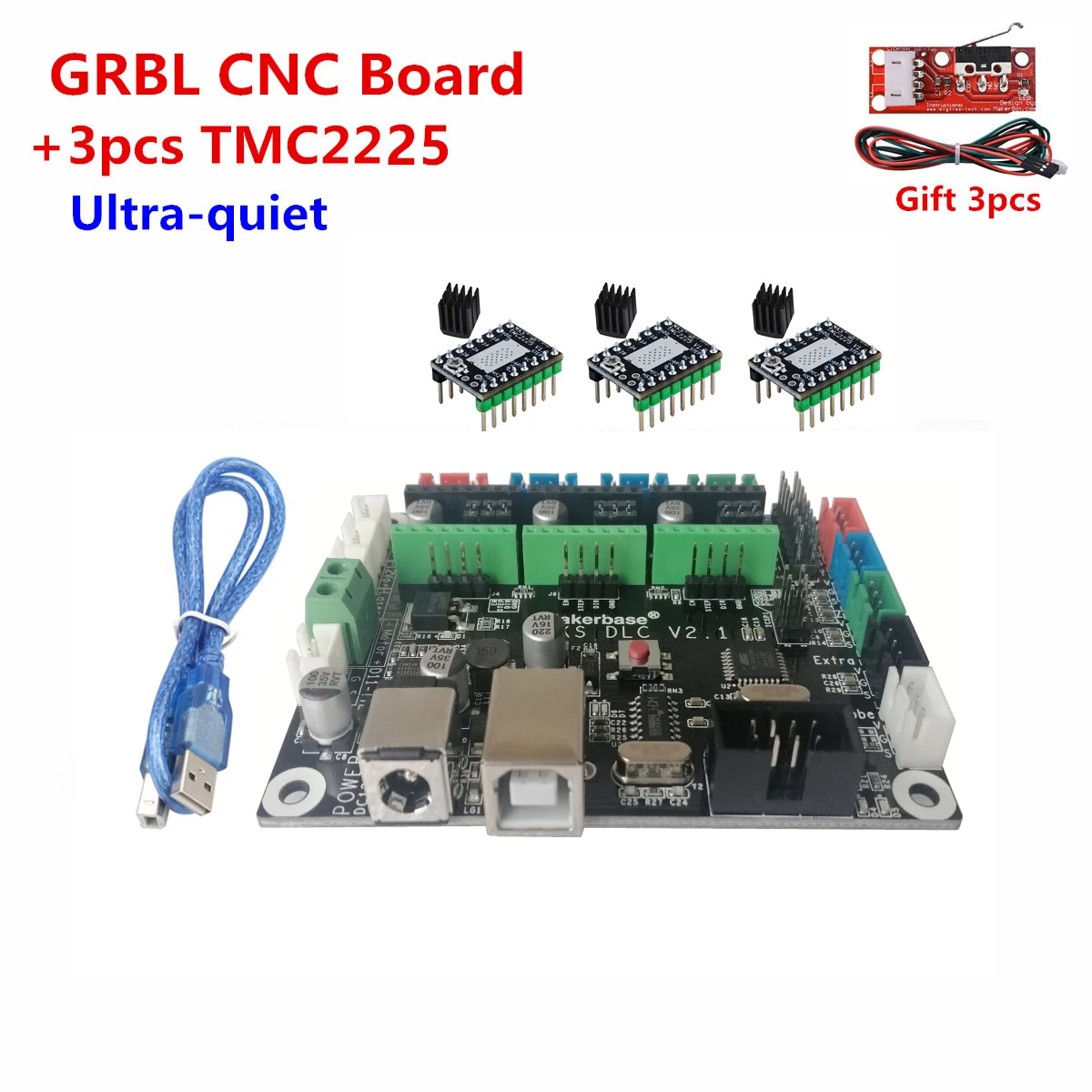 Плата управления GRBL CNC 3 осевая плата лазерным драйвером ЧПУ щит v3 расширения arduino
