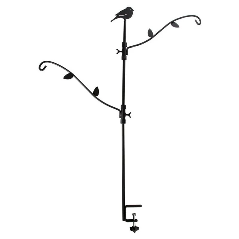 

Multi-Hook Bird Feeding Rod Deck Kit With Two Adjustable Branches