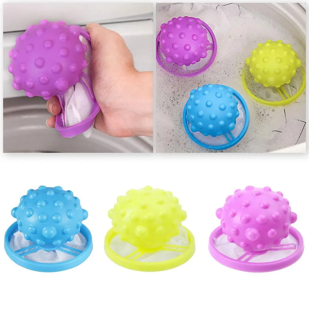 

1pc New Style Laundry Artifact Laundry Ball Flower Shape Mesh Filter Bag Floating Lint Hair Catcher Dirt Catch Polyester Washing