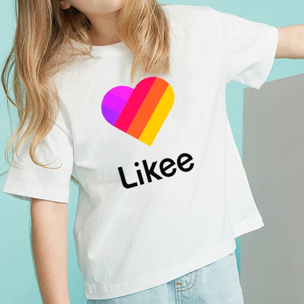 

2020 Hot Sale LIKEE T Shirt Hot Kids Toddler Likee T-shirt Toddler Baby Tops Students School Clothing Casual Boys Girls Costume