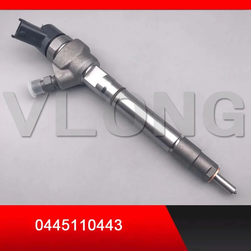 

0445110443 FUEL Injector Common Rail Injectors 1100100-ED01B FOR GREAT WALL HAVAL H3 H5 H6 WINGLE 5 6 GWM STEED V200 0445110442