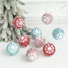 Новинка, 8 см, рождественские пенопластовые шарики, блестящие стразы, Рождественская елка, подвесные украшения для новогодвечерние, поставка украшений