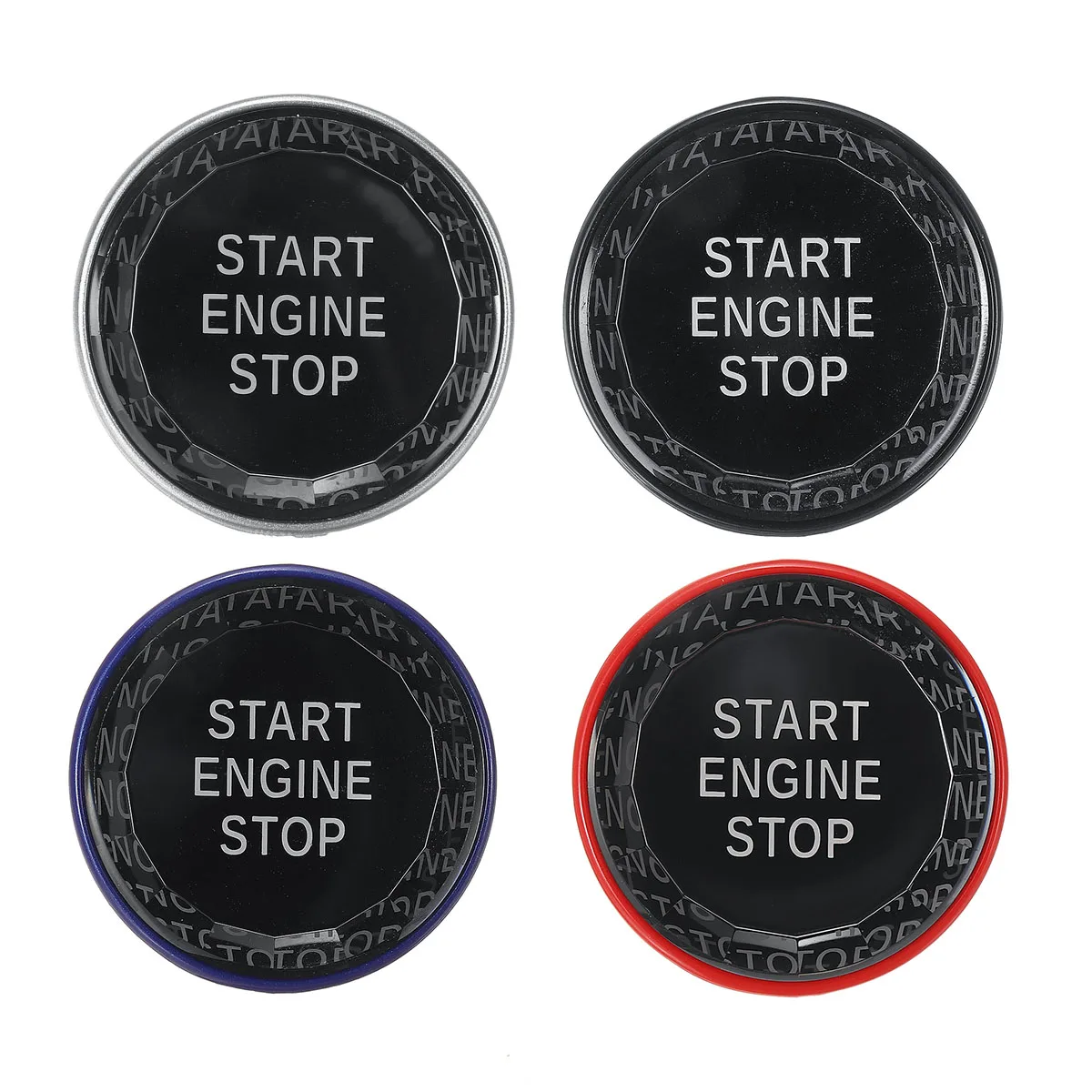 Крышка переключателя двигателя Start Stop Хрустальная кнопка замены для BMW E шасси E90