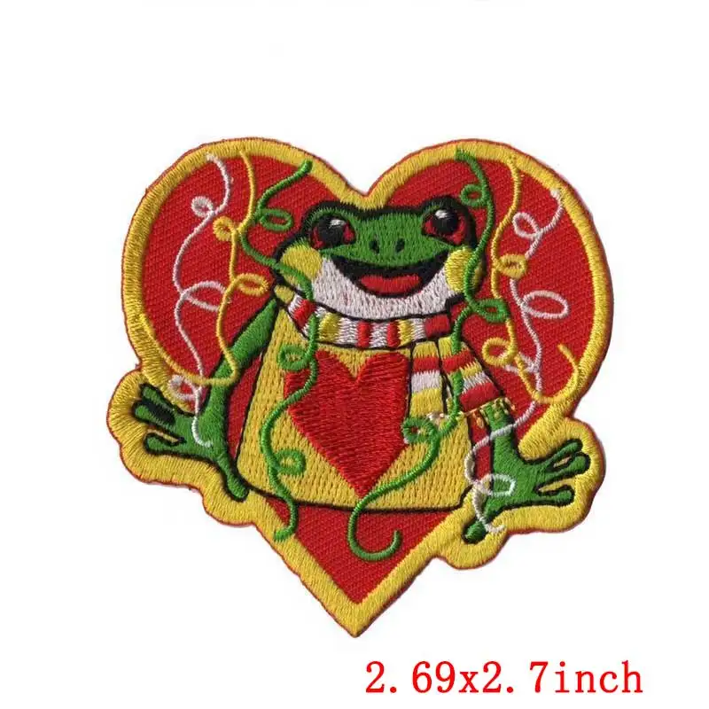 Pulaqi полностью вышитая лягушка карнавал для Нидерландов патчи одежды с вышивкой
