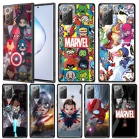 marvel cartoon heros tempered glass for samsung galaxy note 20 ultra 10 9 8 plus lite a70 a50 a40 a30 a20 a10 phone case