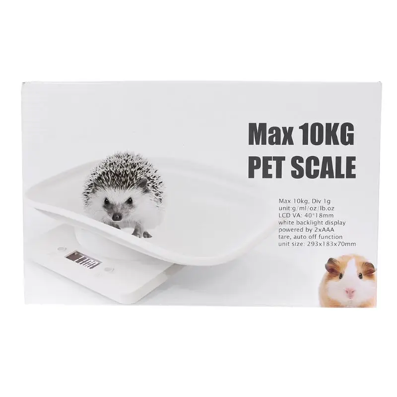 Electronic Baby Pet Scale LCD Display Measure Tool Infant Baby Pet Weighing Accurately 1g-10kg oz lb images - 2