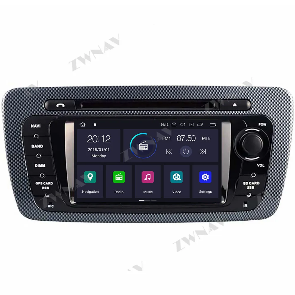 PX6 4 + 64 ГБ Android 10 0 автомобильный мультимедийный плеер для Seat Ibiza 2009 2010-2013