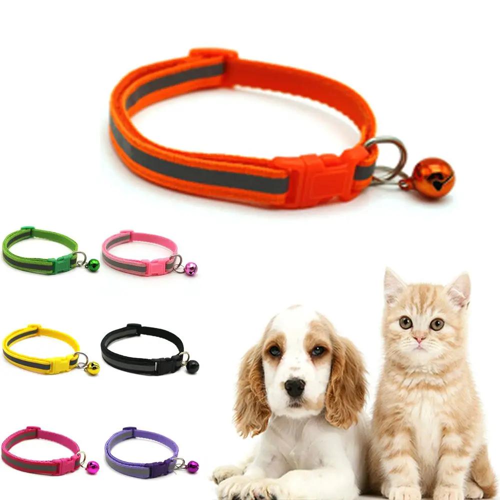 

Night Safety Adjustable Puppy Small Dogs With Bells Size Suitable Dog Leash Dog Necklace Pet Supplies Pet Collar