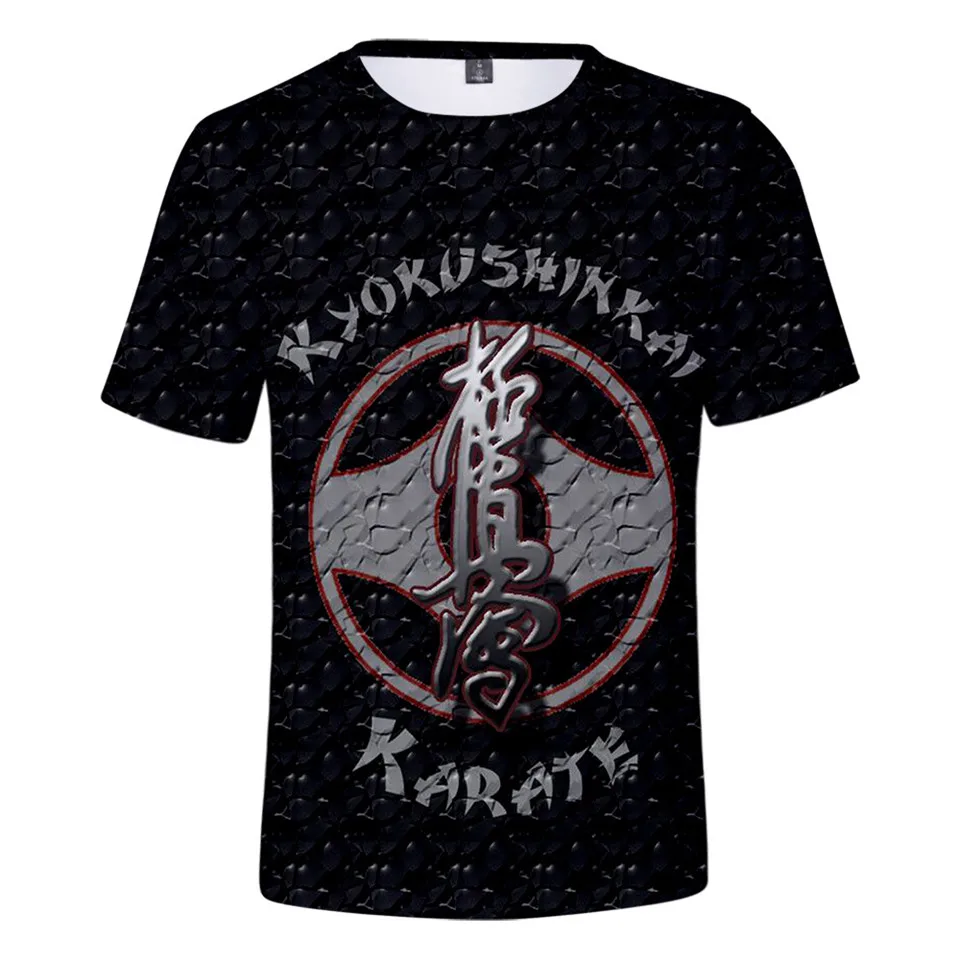 Футболка kyokushin для мужчин женщин детей с 3D принтом Masutatsu Oyama Karate Япония топы