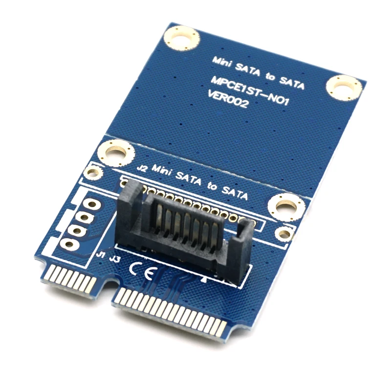 Адаптер mSATA Mini SATA к 7pin порт адаптер преобразователь карточка для материнской