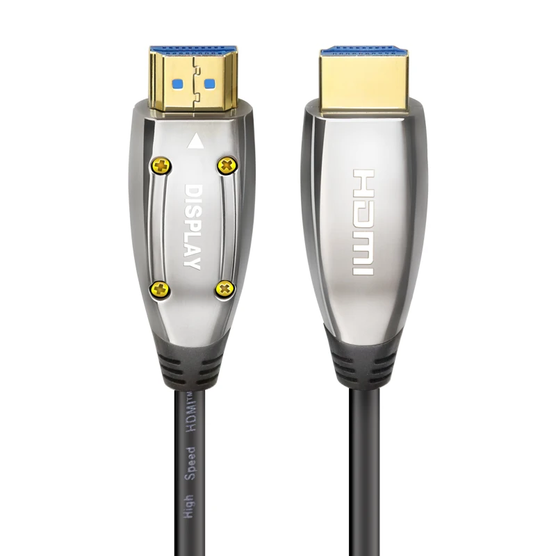 

60HZ 4K 144HZ 20m 30m Optical Fiber hdmi micro connector cable zinc alloy cable 8k hdmi 21