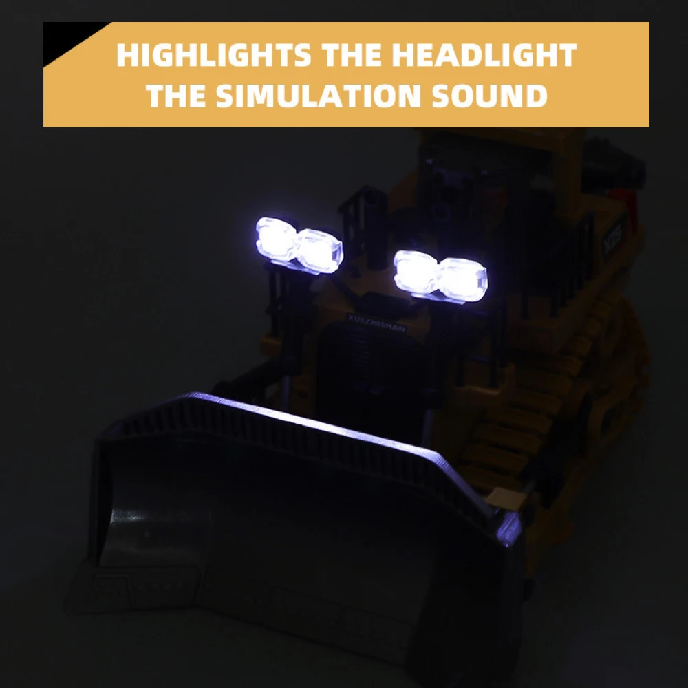 тяжелый бульдозер на радиоу