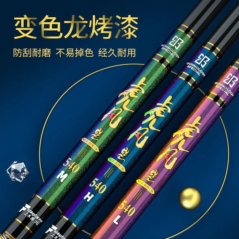 28-19 Tune carp fishing rod 4H5H6H superhard competitive carbon fishing rod 3.6-7.2M L/M/H Comprehensive rod taiwan fishing rod