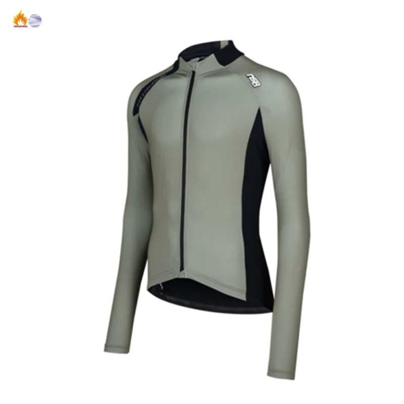 

Cycling Korea NSR Jersey Men Long Sleeve Winter Thermal Fleece MTB Bike Jersey Tops Spring Road Bicycle sports breathable