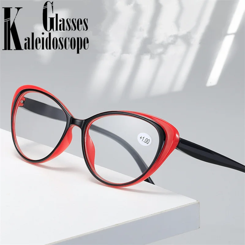 

Cat Eyes Reading Glasses Women Clear Lens Presbyopic Eyeglasses Men Reader Computer Hyperopia Diopter +1.0 +1.5 +2 +2.5 +3 +3.5