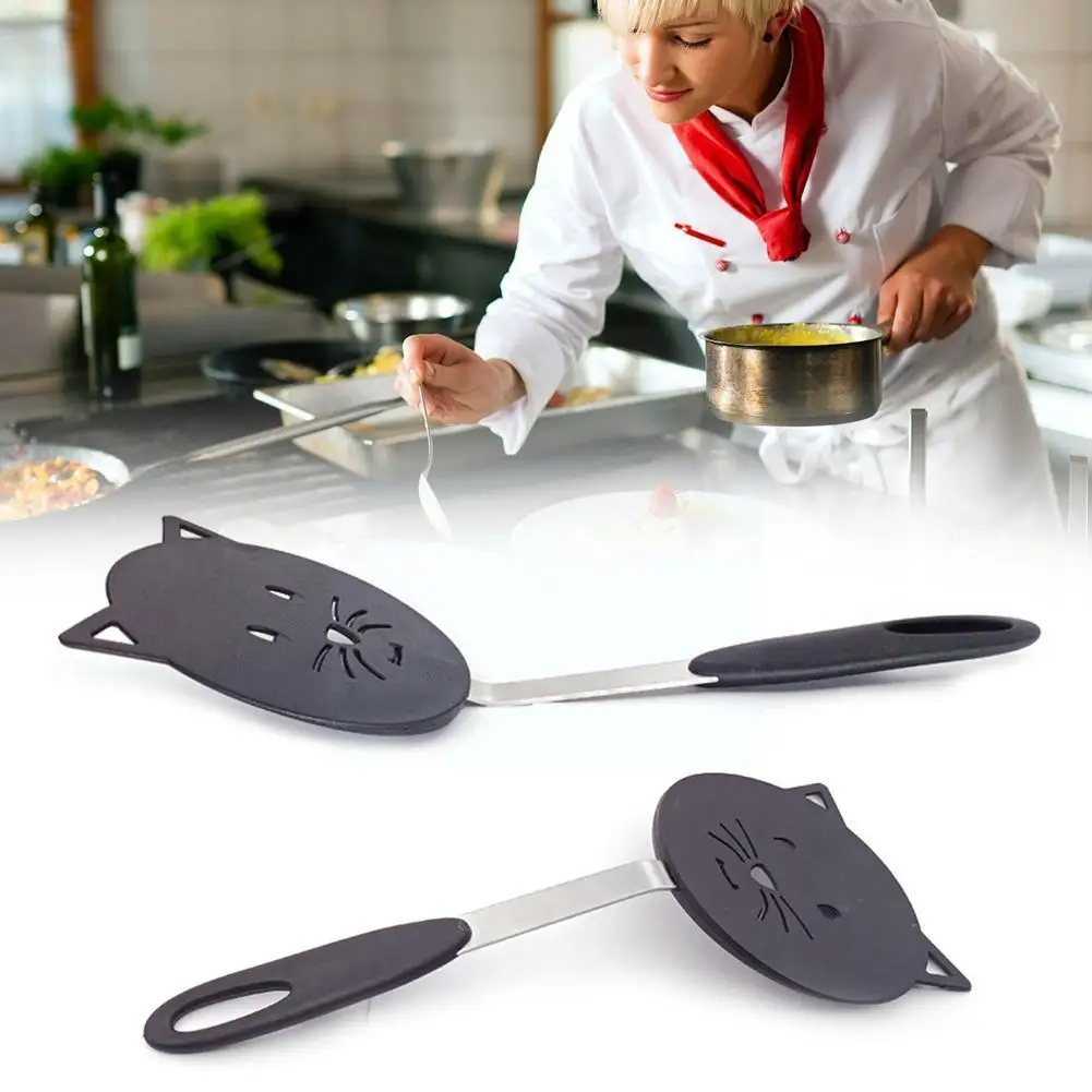

Nylon Spatula Cartoon Shape Meow Cooking Spatula Household Guard Spatula Spatula Creative Non-stick Kitchen Cook Gadget Spa A4M3