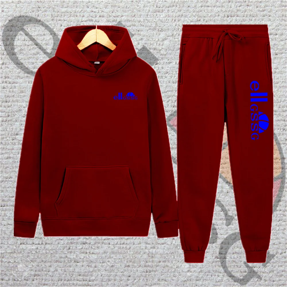 

Fashion men's new suit men's sportswear hoodie two-piece + pants sweatshirt casual shirt autumn and winter track suit trend