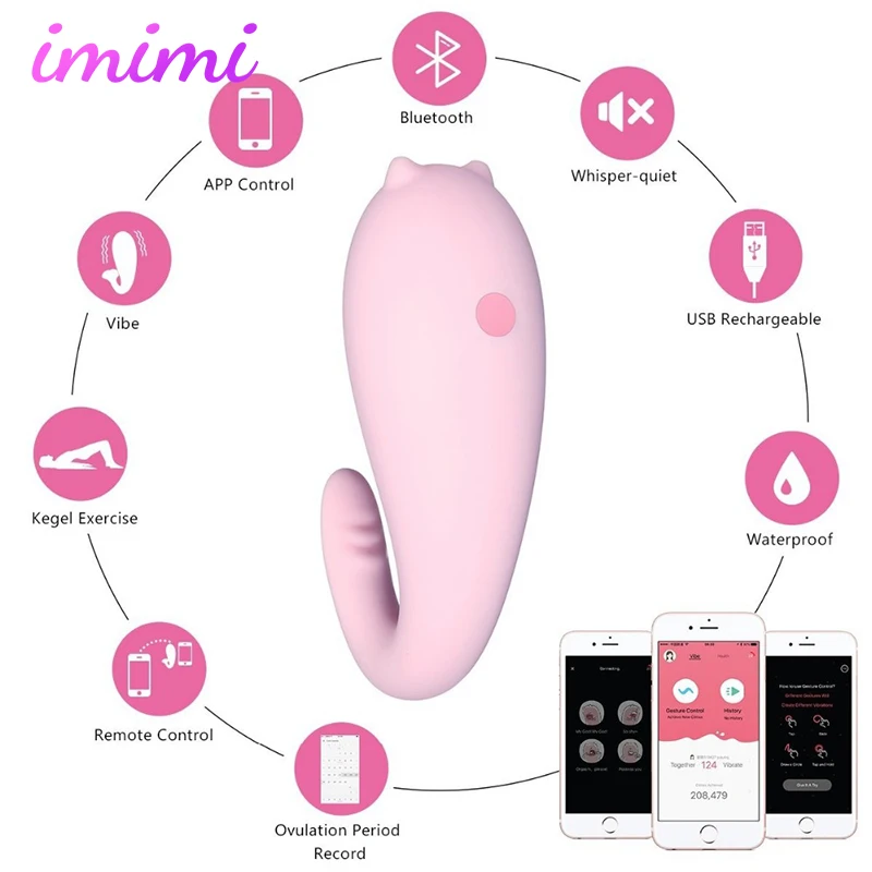 Bluetooth беспроводное приложение дистанционное управление вибратор G spot Стимулятор