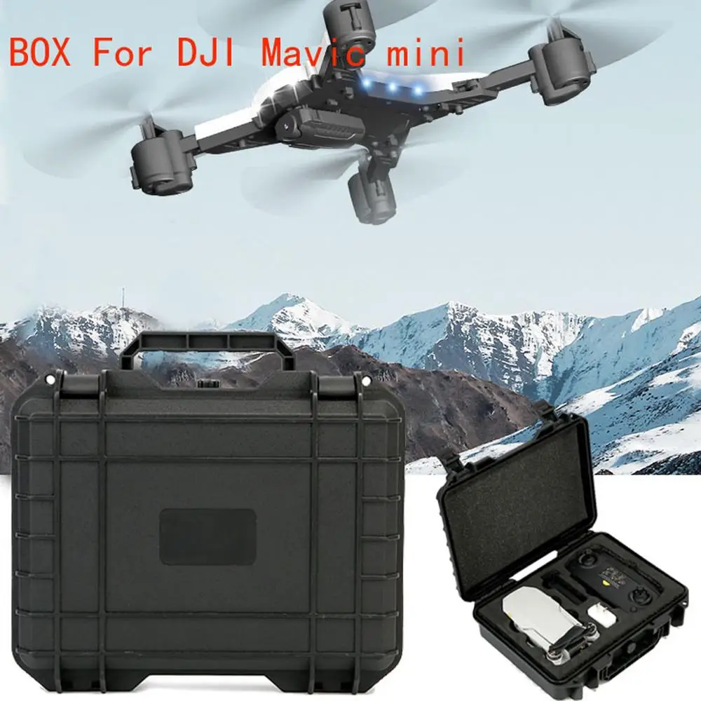 Водонепроницаемый компактный жесткий футляр для хранения в дороге DJI Mavic mini RC Drone
