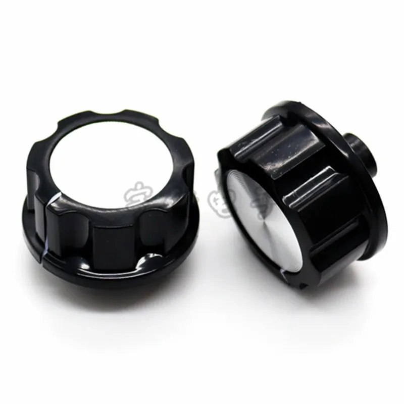 

2 Pieces 34MM*14MM Plastic Half Shaft Knob Cap Potentiometer Knob Long Handle Protruding 8.5MM