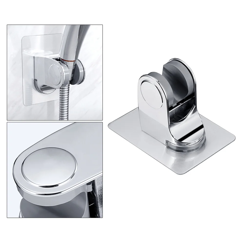 

Holder Reusable Adjustable Mount Wall Holder for Bathroom Accessories (Sticky Rack)